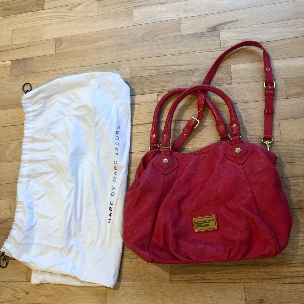 Marc by Marc Jacobs Red Leather Shoulder Bag